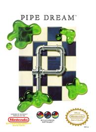 Box cover for Pipe Dream on the Nintendo NES.