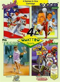 Box cover for Quattro Sports on the Nintendo NES.