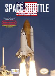 Box cover for Space Shuttle Project on the Nintendo NES.
