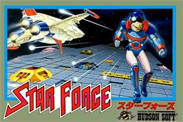 Box cover for Star Force on the Nintendo NES.