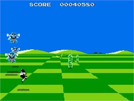 In game image of Attack Animal Gakuen on the Nintendo NES.