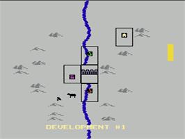 In game image of MULE on the Nintendo NES.