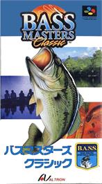 Box cover for BASS Masters Classic on the Nintendo SNES.