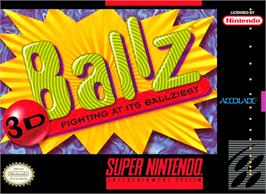 Box cover for Ballz 3D on the Nintendo SNES.