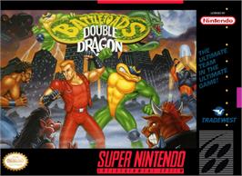Box cover for Battletoads & Double Dragon: The Ultimate Team on the Nintendo SNES.