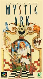 Box cover for Mystic Ark on the Nintendo SNES.