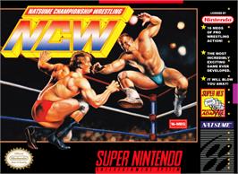 Box cover for Natsume Championship Wrestling on the Nintendo SNES.