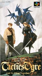 Box cover for Tactics Ogre: Let Us Cling Together on the Nintendo SNES.