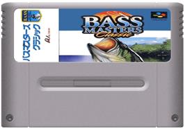 Cartridge artwork for BASS Masters Classic on the Nintendo SNES.