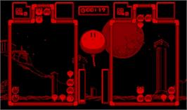In game image of Panic Bomber on the Nintendo Virtual Boy.