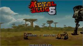 In game image of Metal Slug Anthology on the Nintendo Wii.