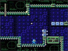 In game image of Mega Man 10 on the Nintendo WiiWare.