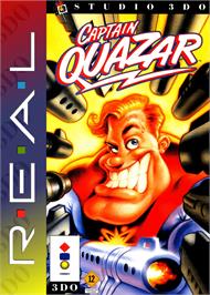 Box cover for Captain Quazar on the Panasonic 3DO.