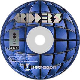 Artwork on the Disc for Gridders on the Panasonic 3DO.