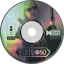 Artwork on the Disc for Virtuoso on the Panasonic 3DO.