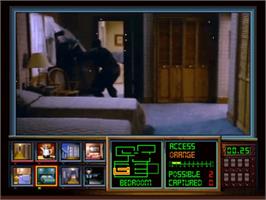 In game image of Night Trap on the Panasonic 3DO.