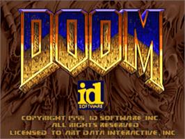Title screen of Doom on the Panasonic 3DO.