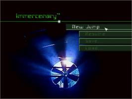 Title screen of Immercenary on the Panasonic 3DO.