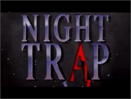 Title screen of Night Trap on the Panasonic 3DO.