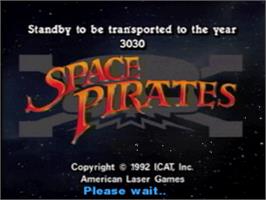 Title screen of Space Pirates v2.2 on the Panasonic 3DO.