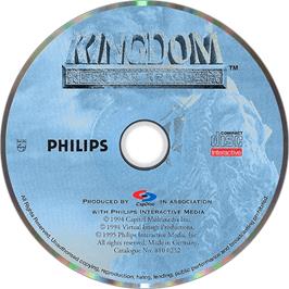 Artwork on the Disc for Kingdom: The Far Reaches on the Philips CD-i.