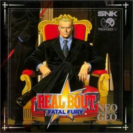 Box back cover for Real Bout Fatal Fury on the SNK Neo-Geo CD.