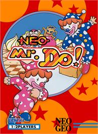 Box cover for Neo Mr. Do! on the SNK Neo-Geo MVS.