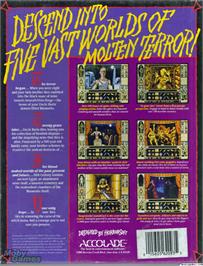 Box back cover for Waxworks on the ScummVM.