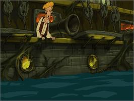 In game image of Curse of Monkey Island on the ScummVM.