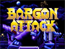Title screen of Bargon Attack on the ScummVM.