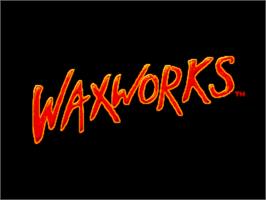 Title screen of Waxworks on the ScummVM.