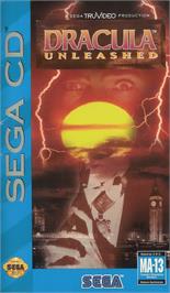Box cover for Dracula Unleashed on the Sega CD.