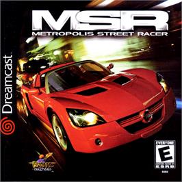 Box cover for Metropolis Street Racer on the Sega Dreamcast.