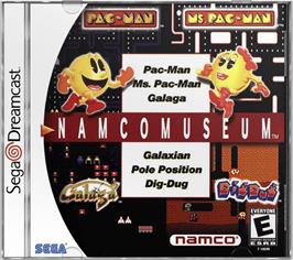 Box cover for Namco Museum on the Sega Dreamcast.