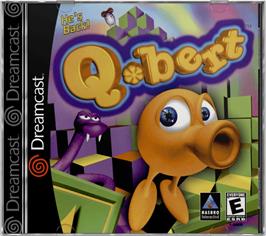 Box cover for Q*bert on the Sega Dreamcast.