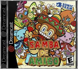 Box cover for Samba De Amigo on the Sega Dreamcast.