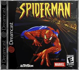 Box cover for Spider-Man on the Sega Dreamcast.