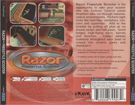 Box back cover for Razor Freestyle Scooter on the Sega Dreamcast.