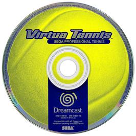 Artwork on the Disc for Virtua Tennis on the Sega Dreamcast.