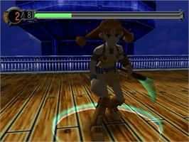 In game image of Skies of Arcadia on the Sega Dreamcast.