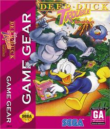 Box cover for Deep Duck Trouble starring Donald Duck on the Sega Game Gear.