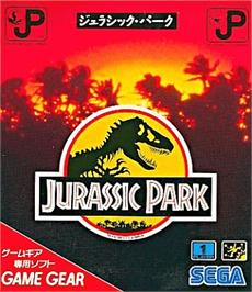 Box cover for Jurassic Park on the Sega Game Gear.