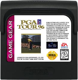 Cartridge artwork for PGA Tour Golf '96 on the Sega Game Gear.