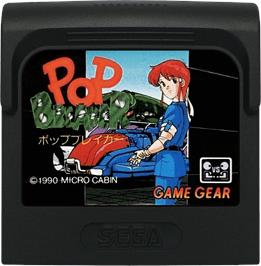 Cartridge artwork for Pop Breaker on the Sega Game Gear.