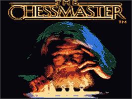 Title screen of Chessmaster on the Sega Game Gear.