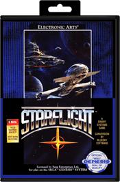 Box cover for Starflight on the Sega Genesis.