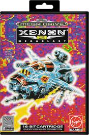 Box cover for Xenon 2: Megablast on the Sega Genesis.