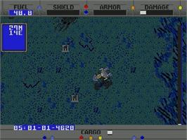 In game image of Starflight on the Sega Genesis.