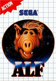 Box cover for ALF on the Sega Master System.