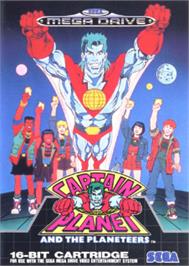 Box cover for Captain Planet and the Planeteers on the Sega Nomad.